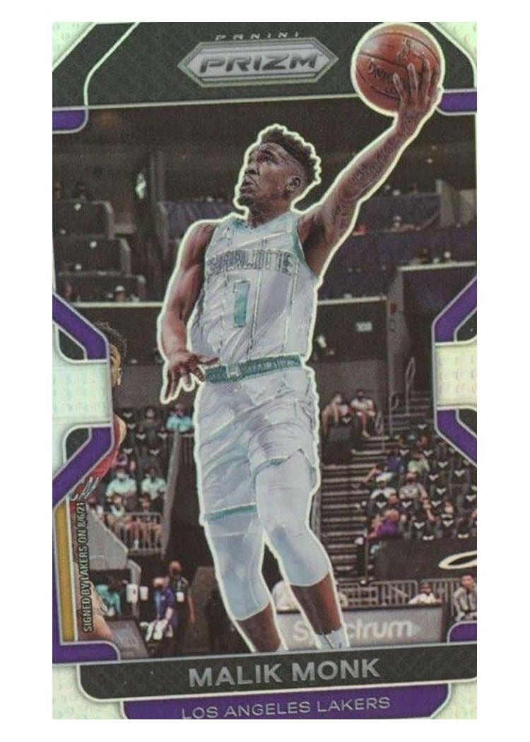 2021-22 Panini Prizm Base Set Malik Monk #56 card