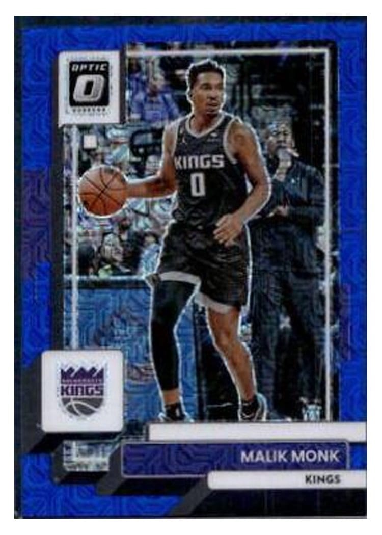 2022-23 Donruss Optic Base Set Malik Monk #128 card