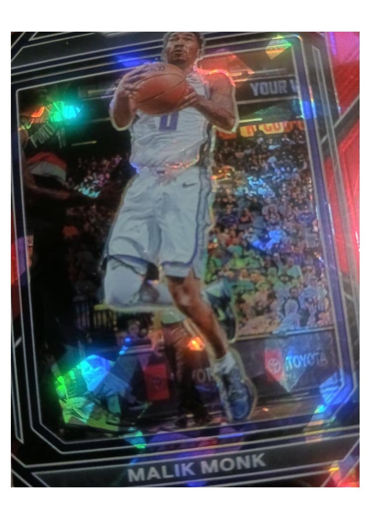 2022-23 Panini Prizm Base Set Malik Monk #142 card