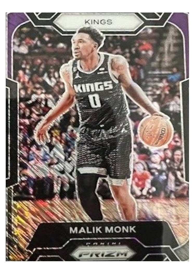 2023-24 Panini Prizm Base Set Malik Monk #71 card
