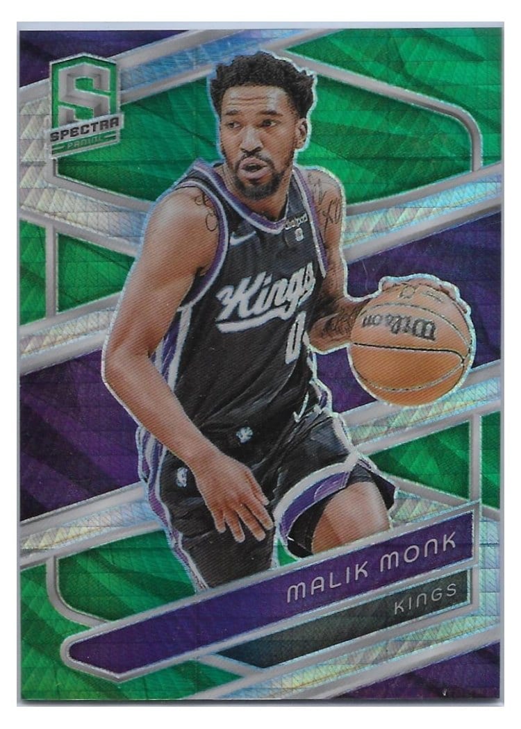 2023-24 Panini Spectra Base Set Malik Monk Green International #9 card