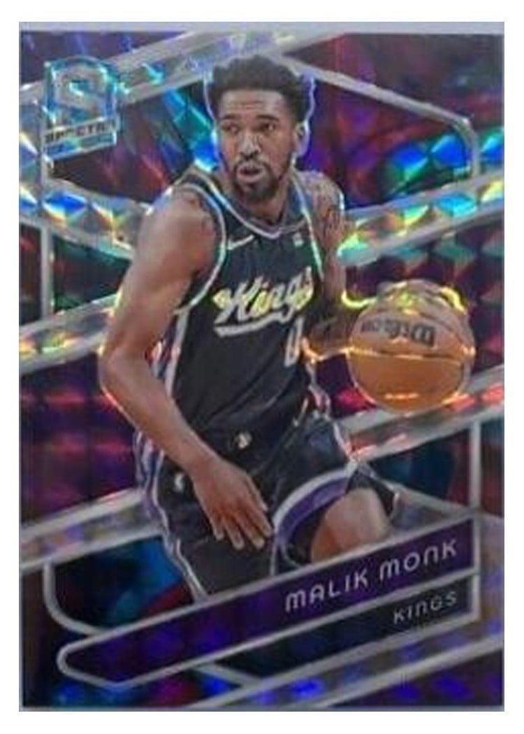 2023-24 Panini Spectra Base Set Malik Monk #9 card