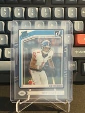 2024 Clearly Donruss Base Set Malik Nabers #55 card
