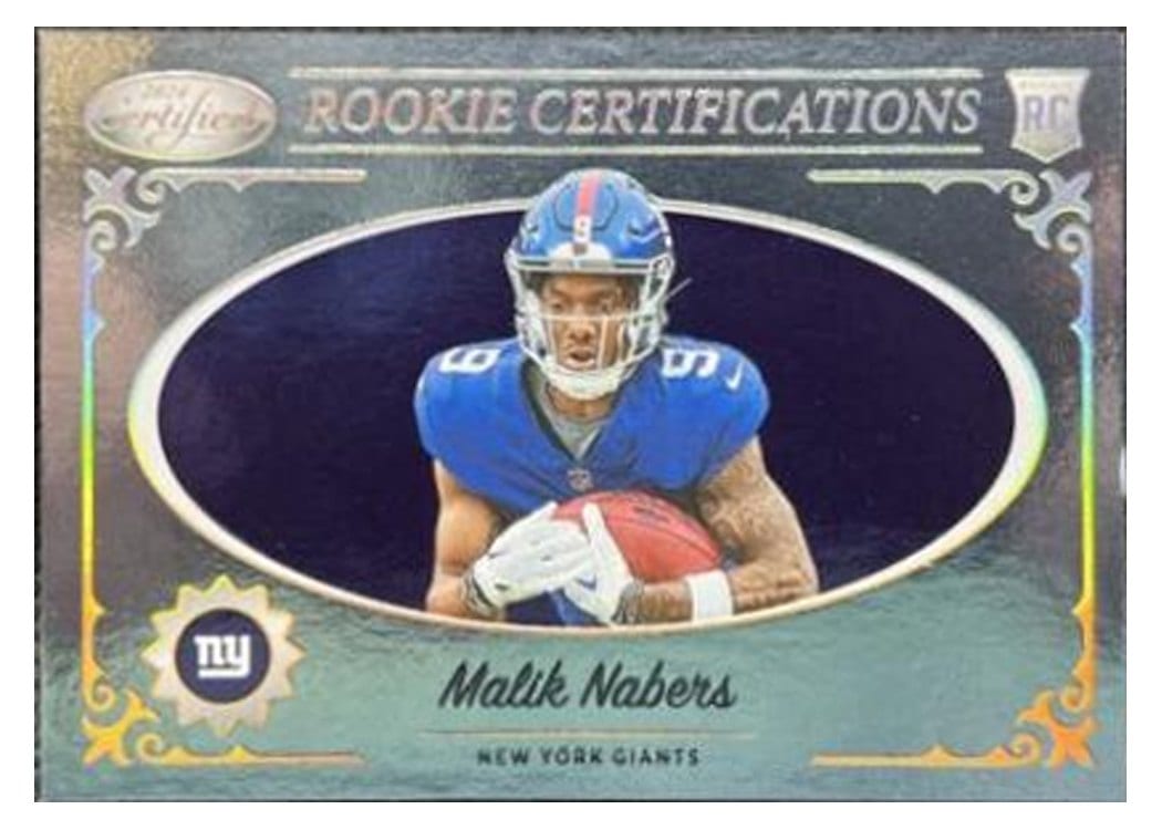 2024 Panini Certified Rookie Certifications Malik Nabers #18 card