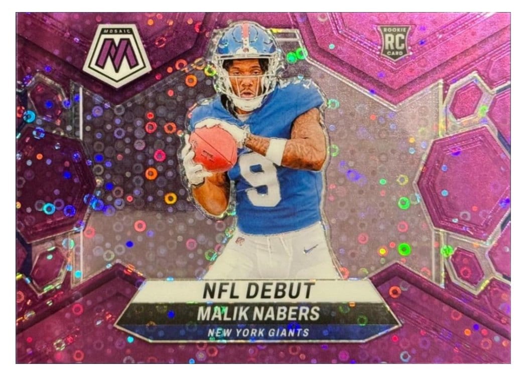2024 Panini Mosaic Base Set Malik Nabers #284 card