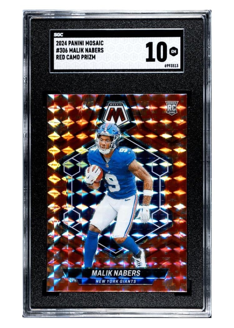 2024 Panini Mosaic Base Set Malik Nabers #306 card