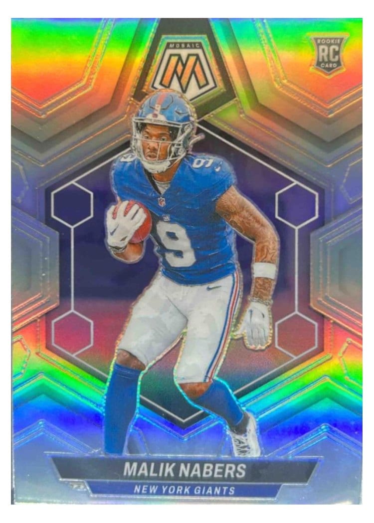 2024 Panini Mosaic Base Set Malik Nabers #306 card
