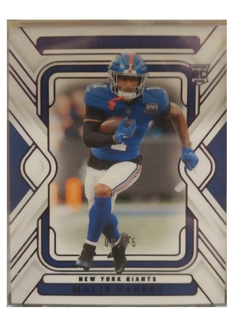 2024 Panini National Treasures Base Set Malik Nabers #73 card