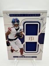 2024 Panini National Treasures Rookie Dual Materials Malik Nabers #31 card