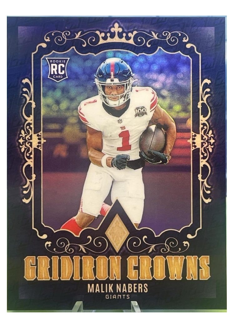 2024 Panini Phoenix Gridiron Crowns Malik Nabers #GC-MNS card