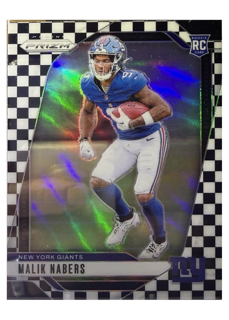 2024 Panini Prizm Base Set Malik Nabers #370 card