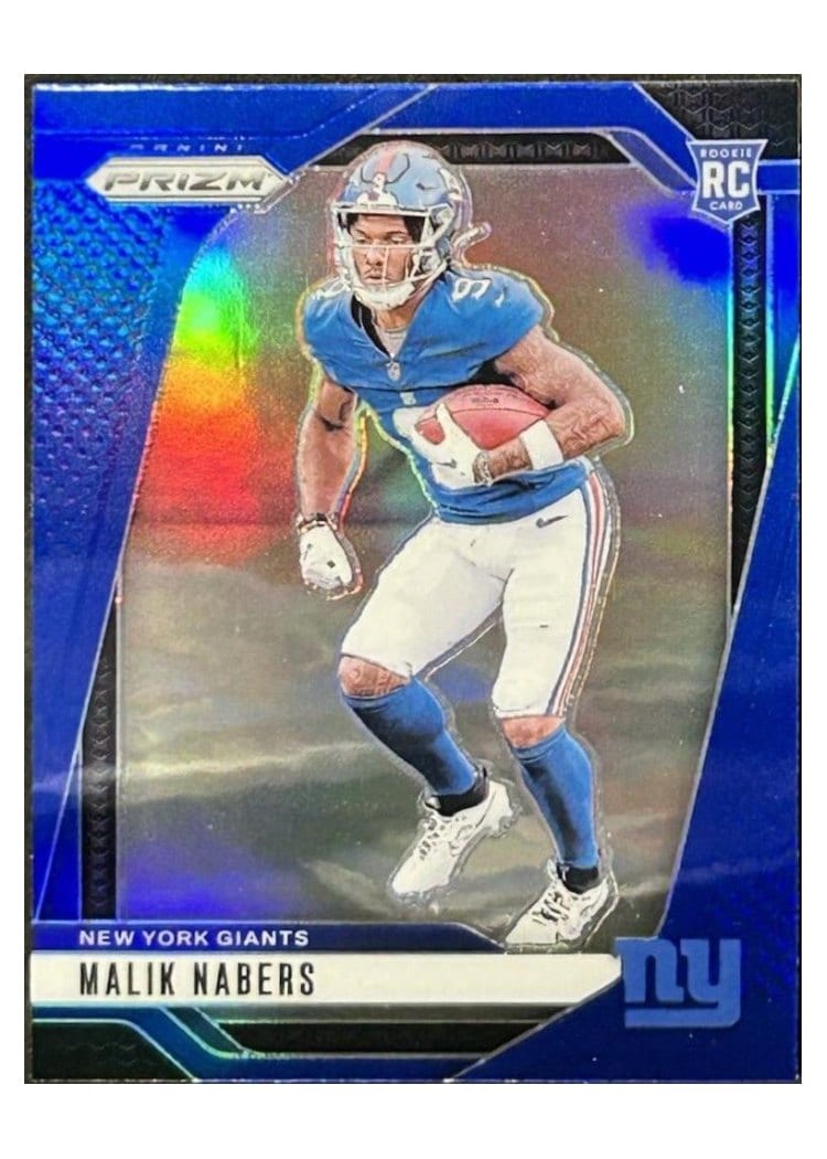2024 Panini Prizm Base Set Malik Nabers #370 card