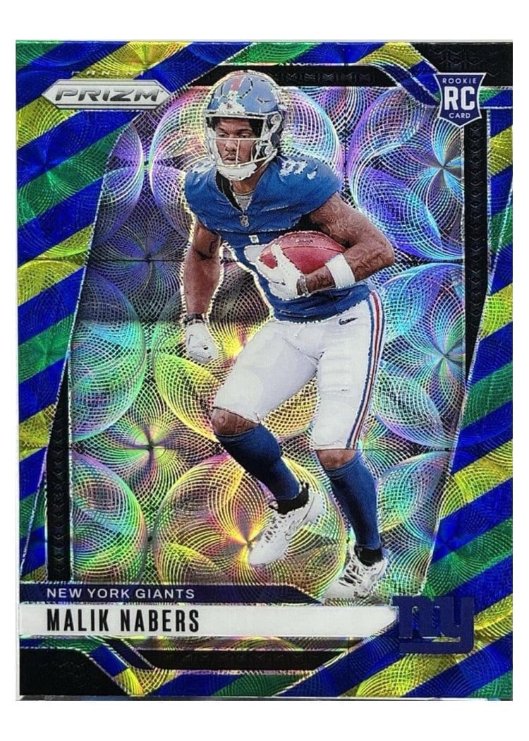 2024 Panini Prizm Base Set Malik Nabers #370 card