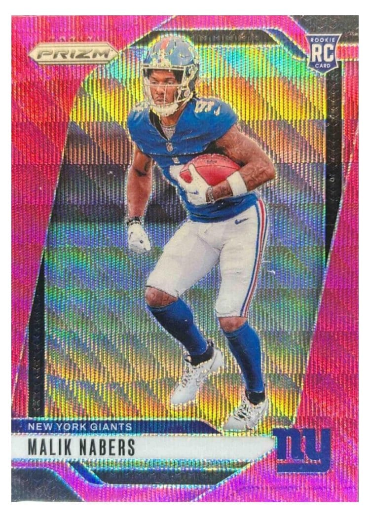2024 Panini Prizm Base Set Malik Nabers #370 card