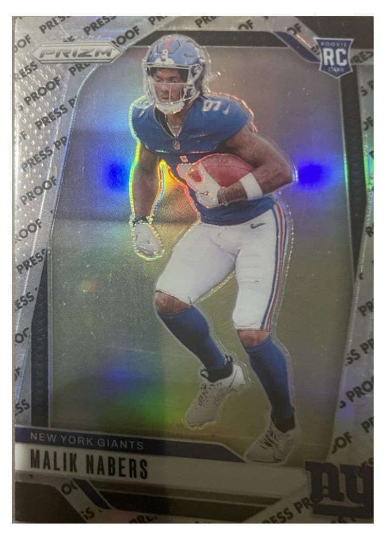 2024 Panini Prizm Base Set Malik Nabers #370 card