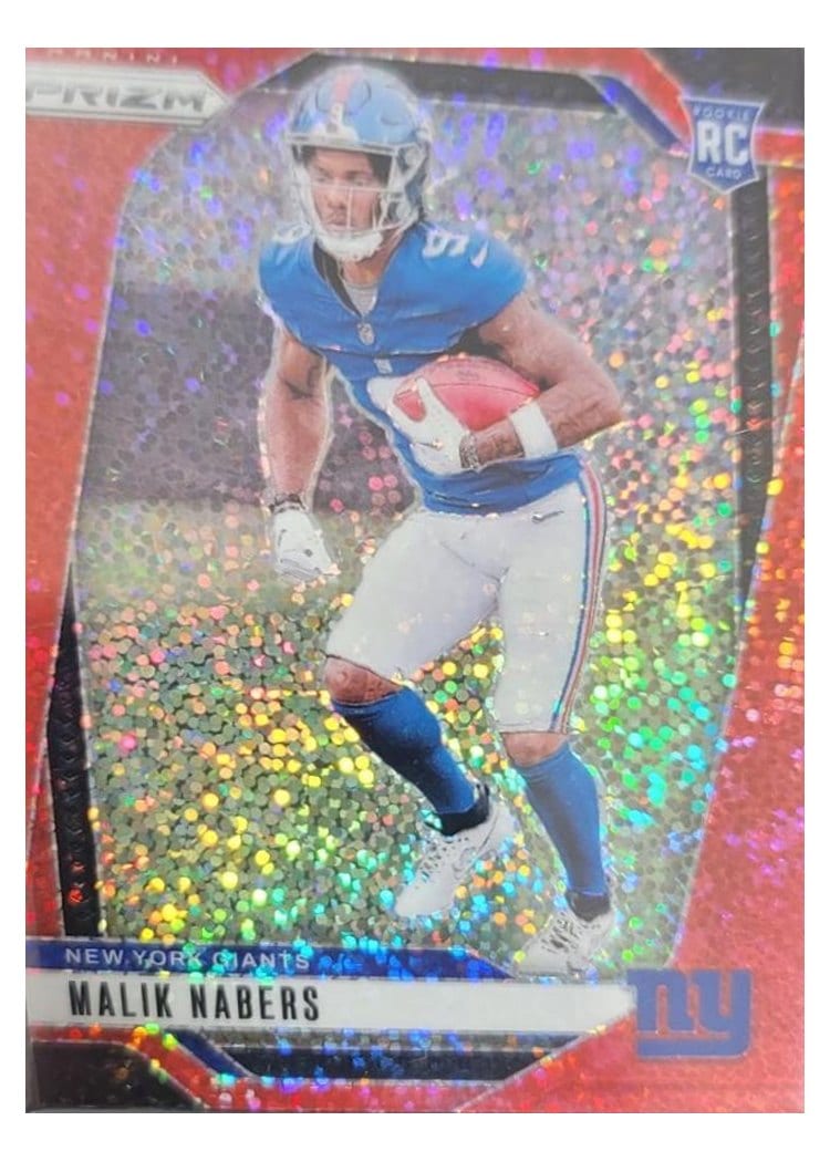 2024 Panini Prizm Base Set Malik Nabers #370 card
