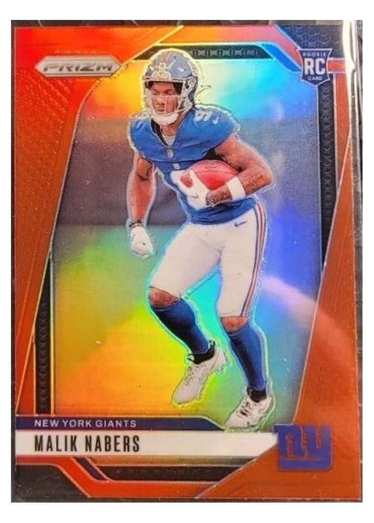 2024 Panini Prizm Base Set Malik Nabers #370 card