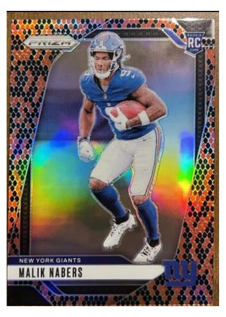 2024 Panini Prizm Base Set Malik Nabers #370 card