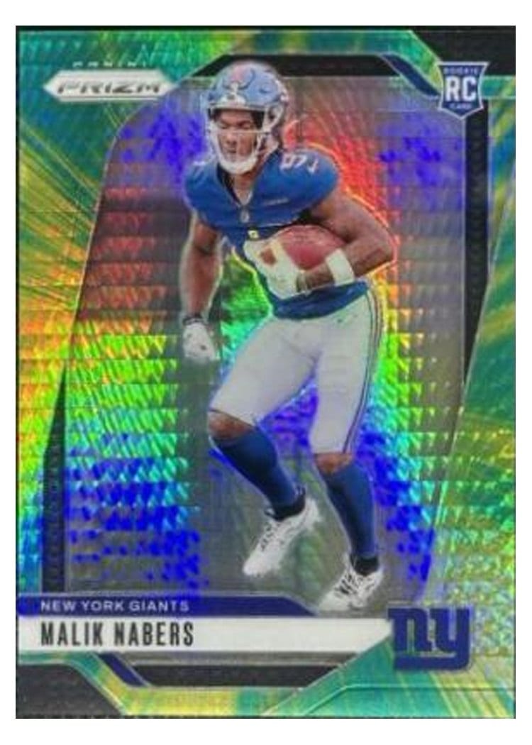 2024 Panini Prizm Base Set Malik Nabers #370 card