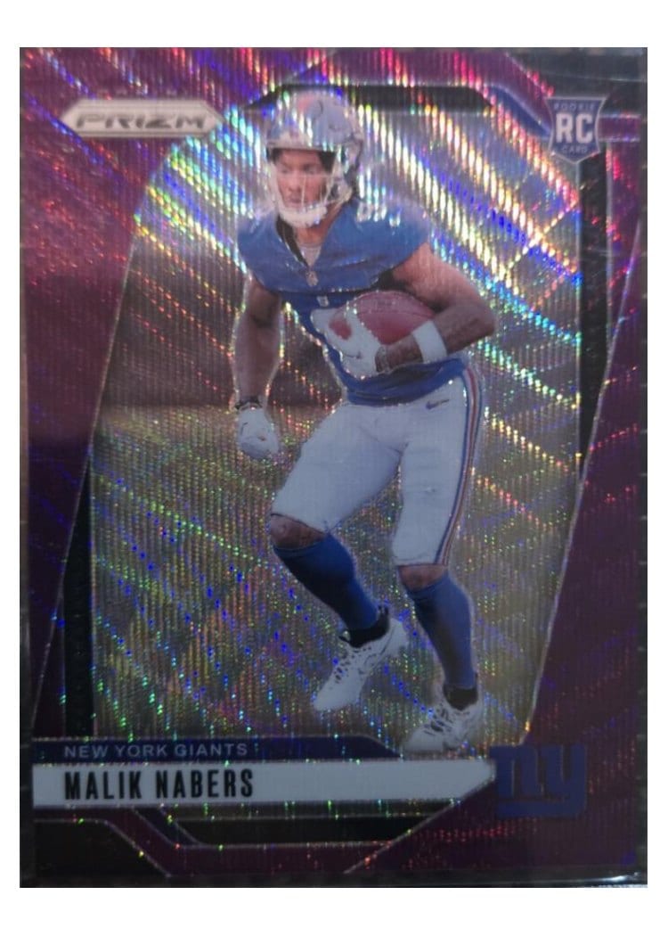 2024 Panini Prizm Base Set Malik Nabers #370 card