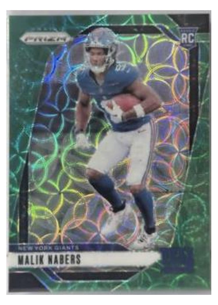 2024 Panini Prizm Base Set Malik Nabers #370 card