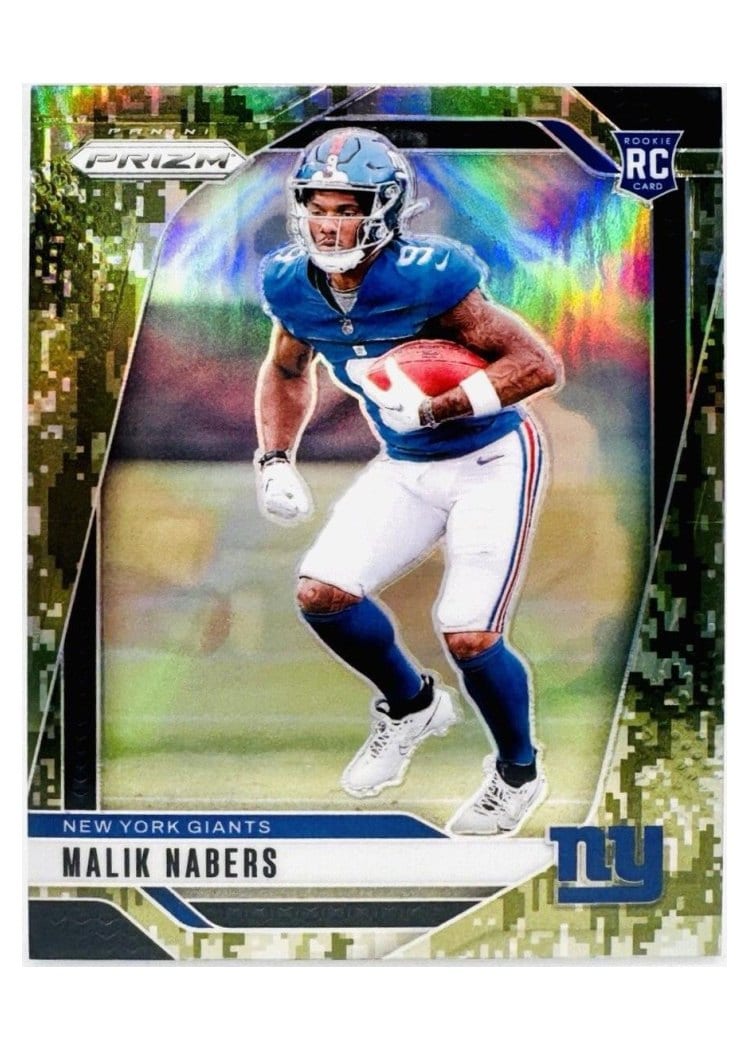 2024 Panini Prizm Base Set Malik Nabers #370 card