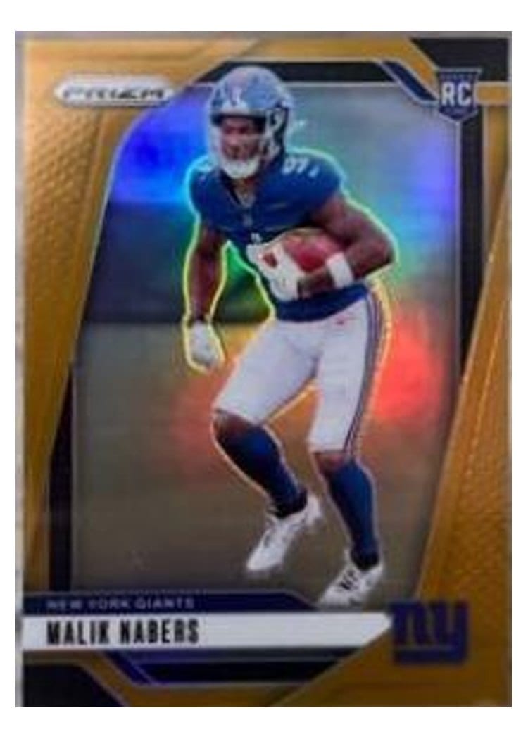 2024 Panini Prizm Base Set Malik Nabers #370 card