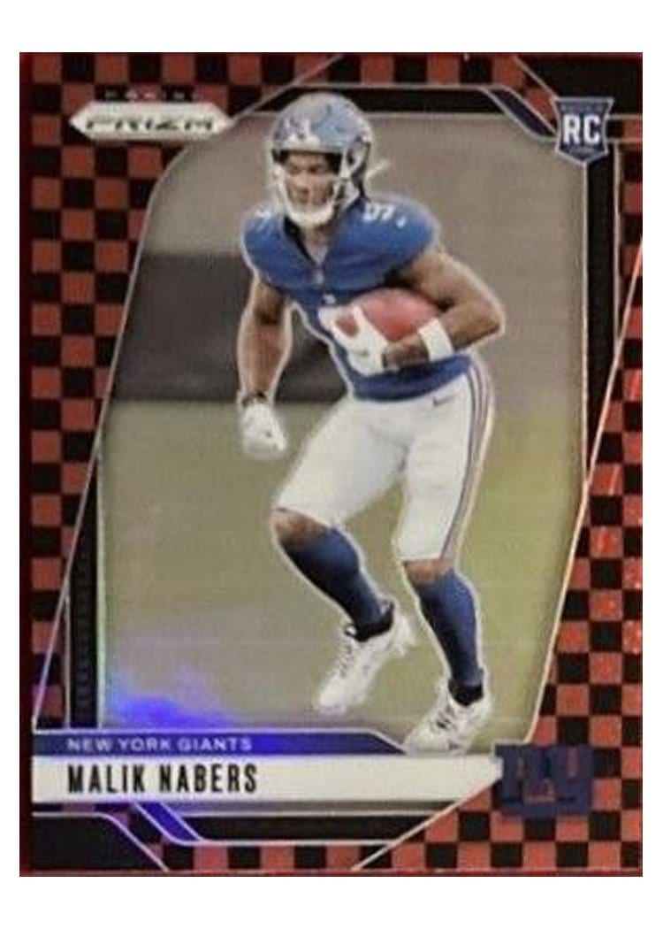 2024 Panini Prizm Base Set Malik Nabers #370 card