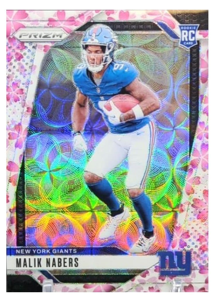 2024 Panini Prizm Base Set Malik Nabers #370 card