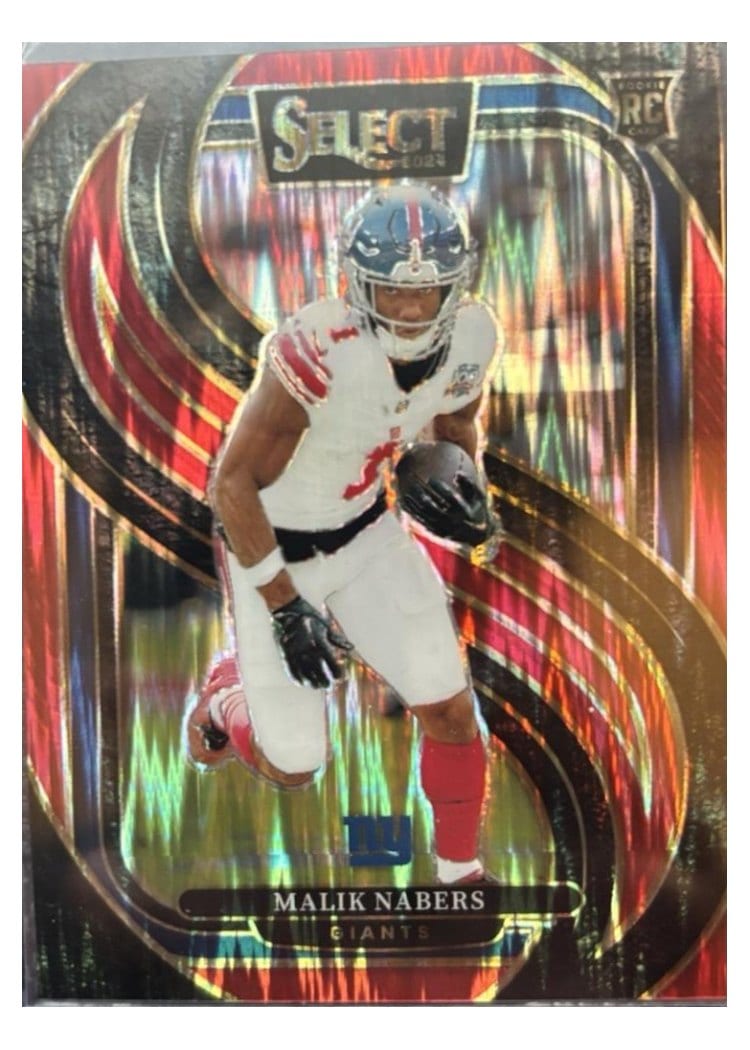 2024 Panini Select Base Set Malik Nabers #116 card