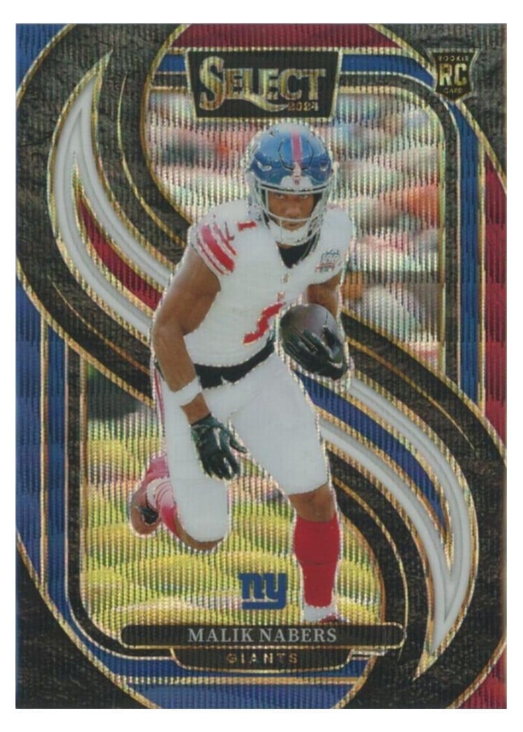 2024 Panini Select Base Set Malik Nabers #116 card