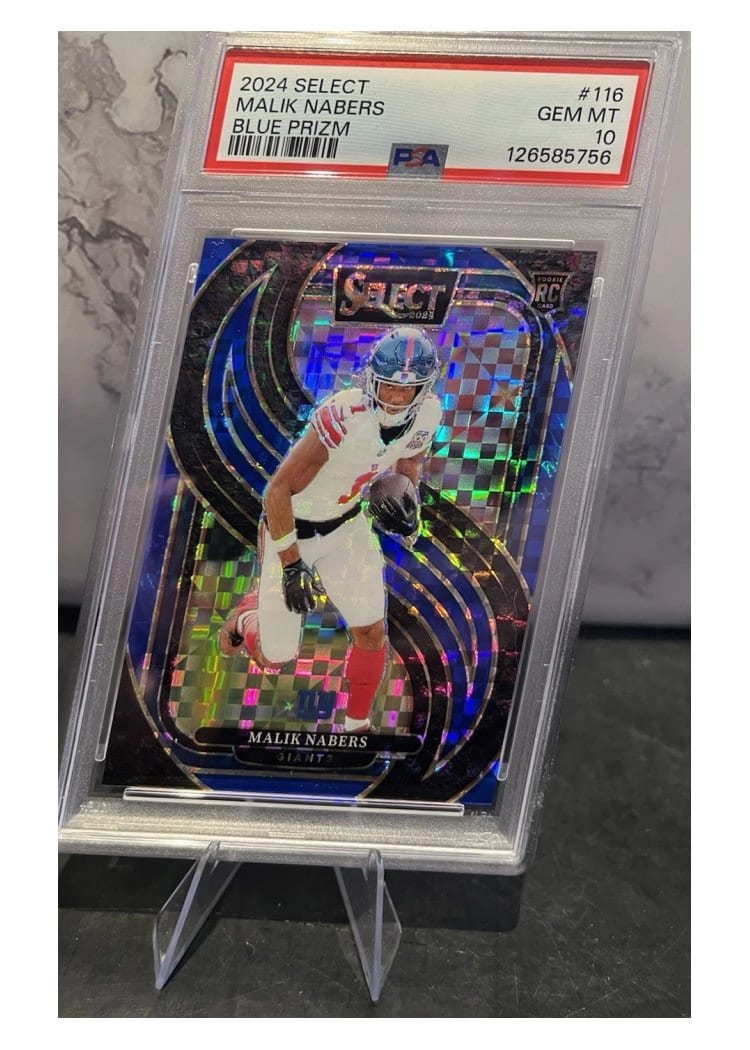 2024 Panini Select Base Set Malik Nabers #116 card