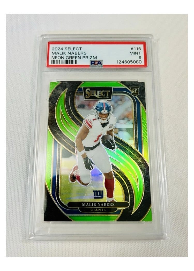 2024 Panini Select Base Set Malik Nabers #116 card