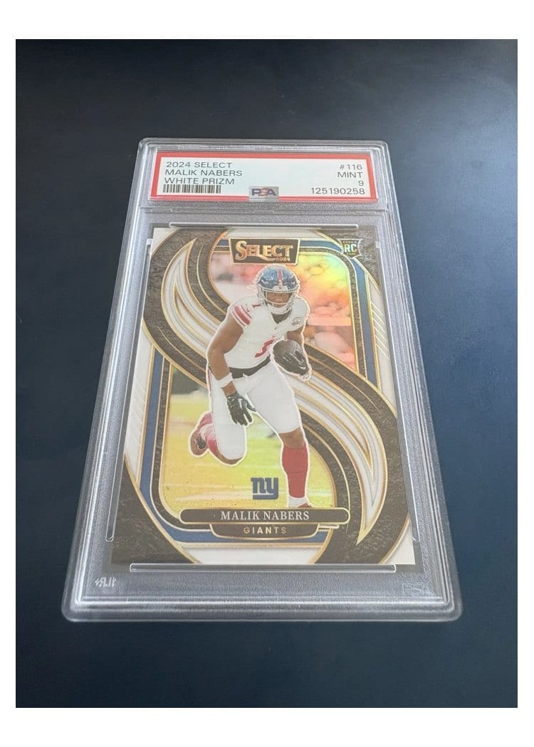 2024 Panini Select Base Set Malik Nabers #116 card
