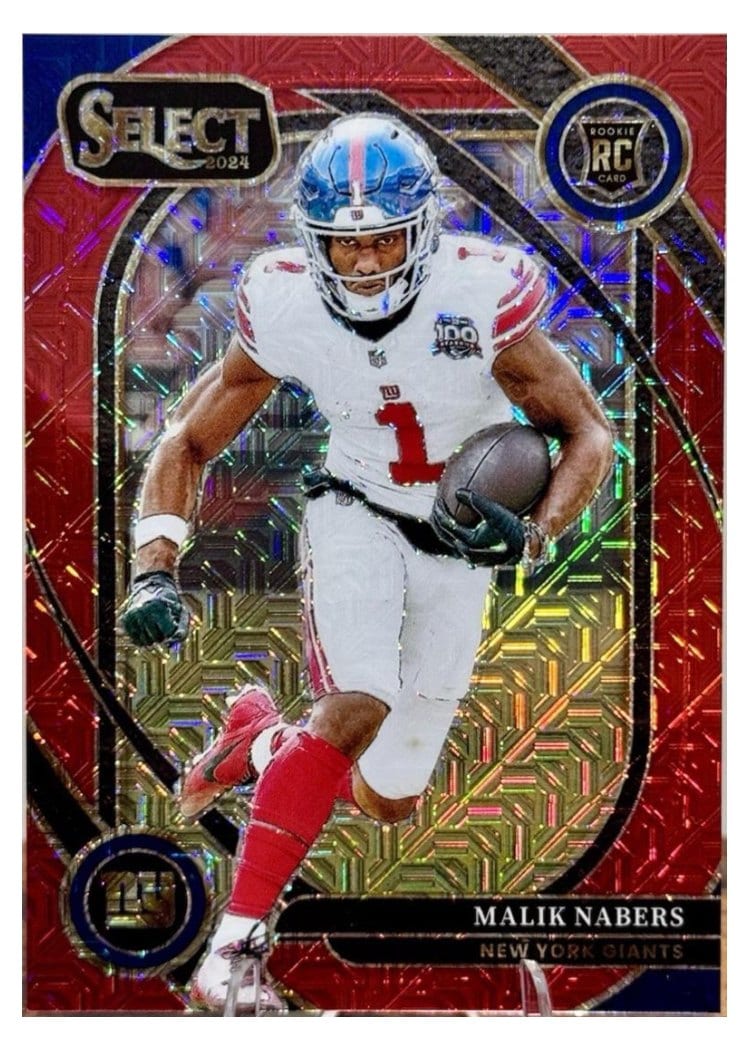 2024 Panini Select Base Set Malik Nabers #220 card