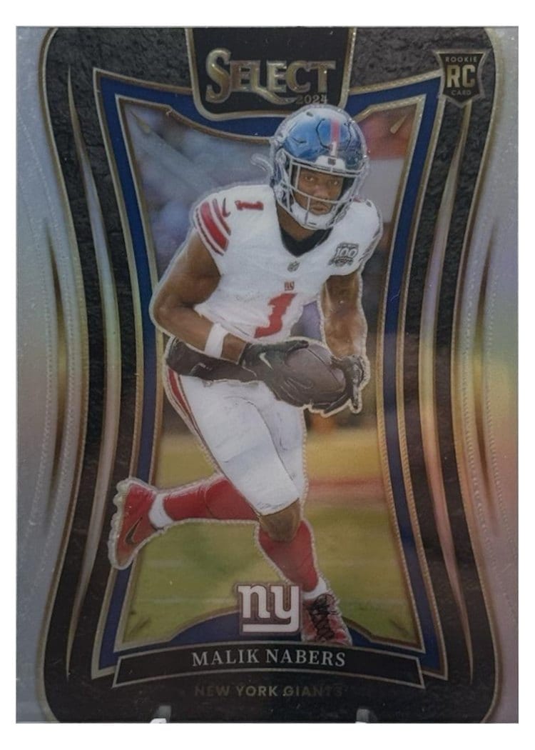 2024 Panini Select Base Set Malik Nabers #381 card