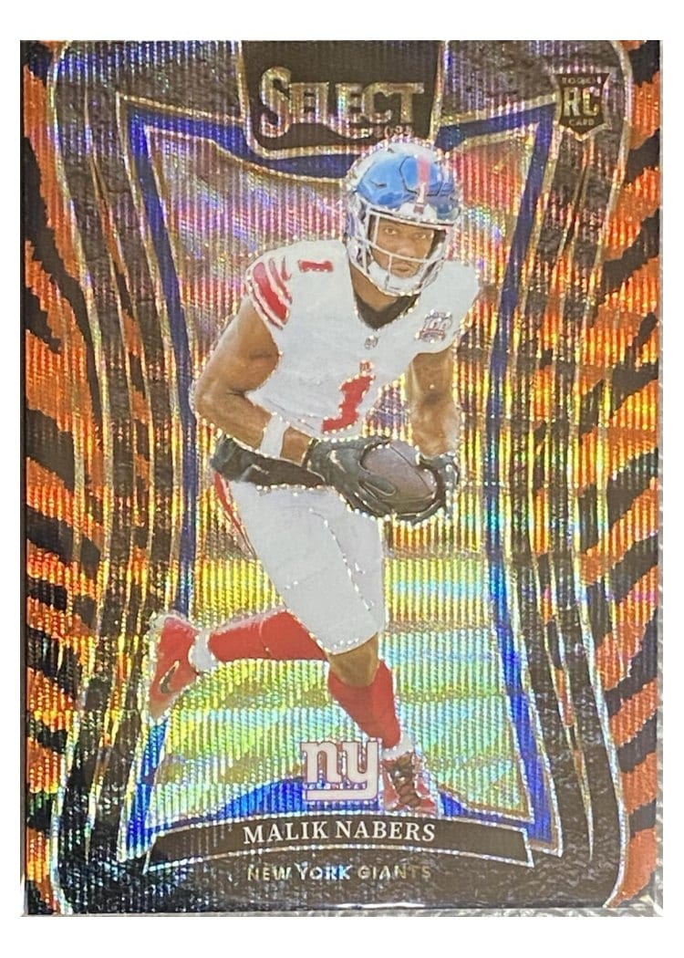 2024 Panini Select Base Set Malik Nabers #381 card