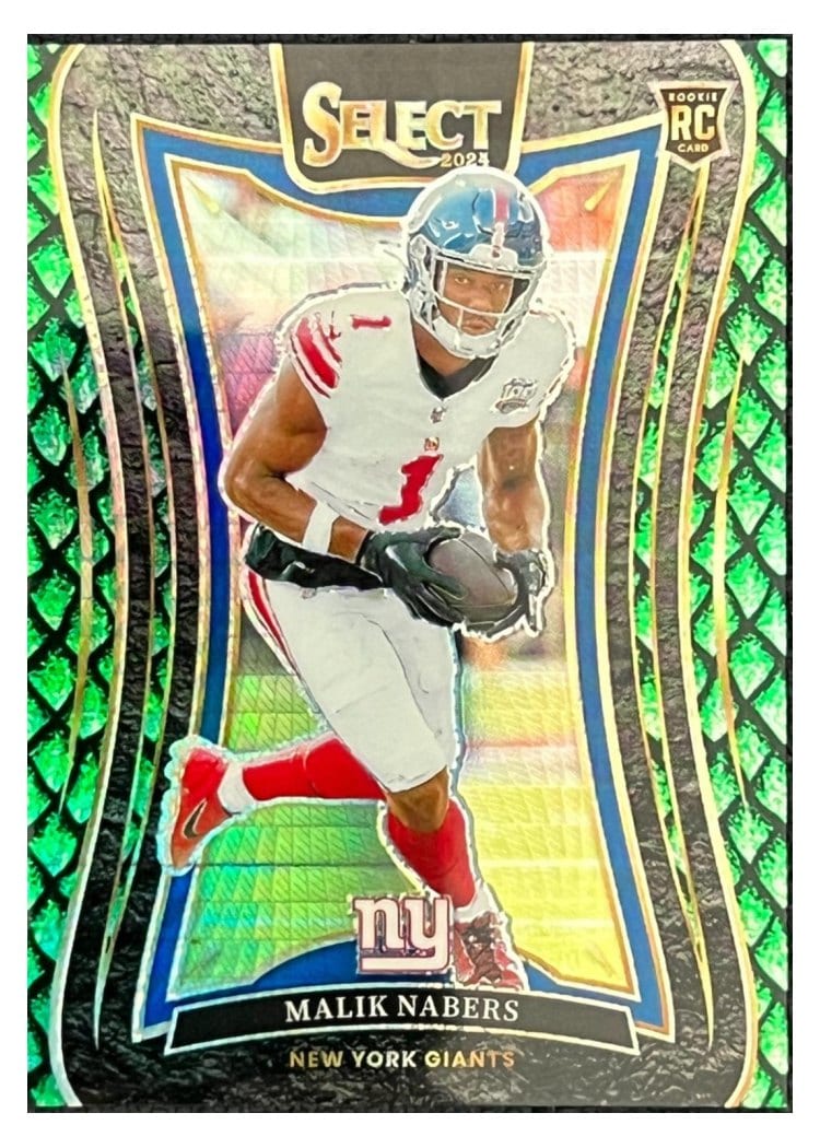2024 Panini Select Base Set Malik Nabers #381 card