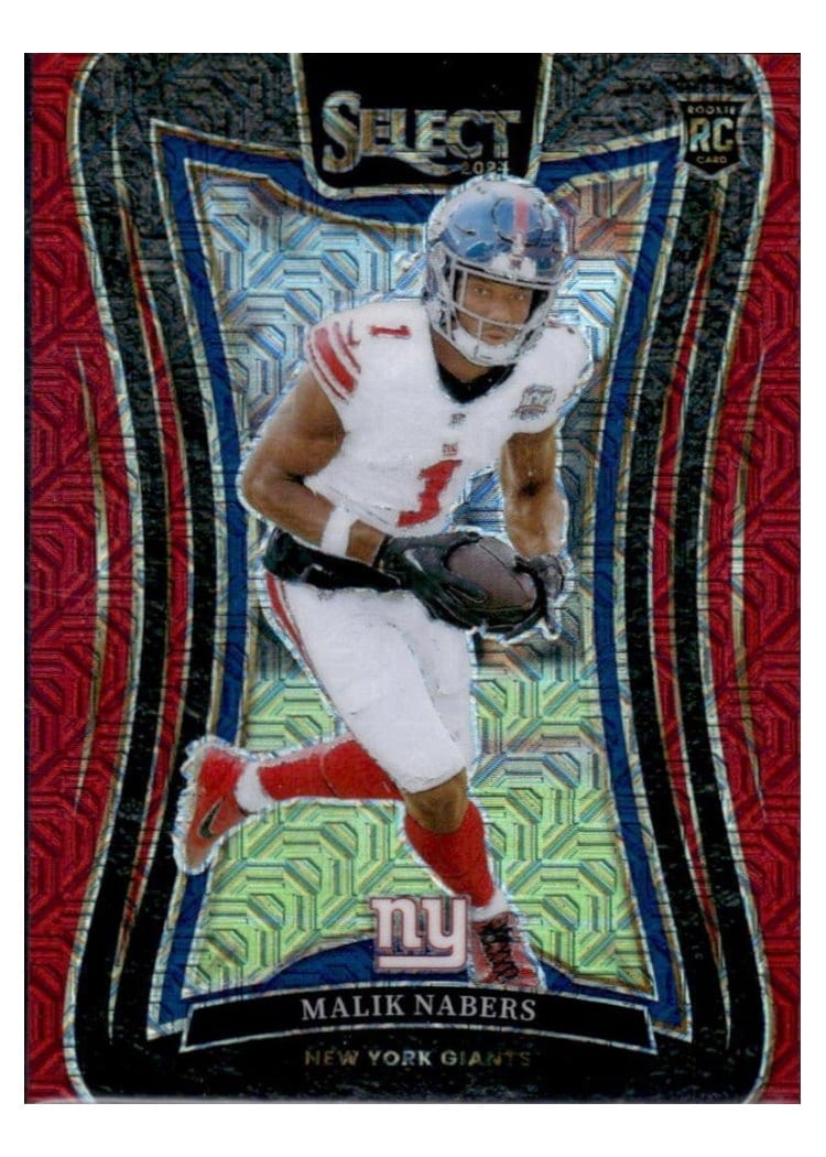 2024 Panini Select Base Set Malik Nabers #381 card