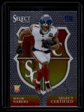 2024 Panini Select Select Certified Rookies Malik Nabers #6 card