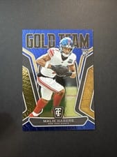 2024 Panini Totally Certified Gold Team Malik Nabers #18 card