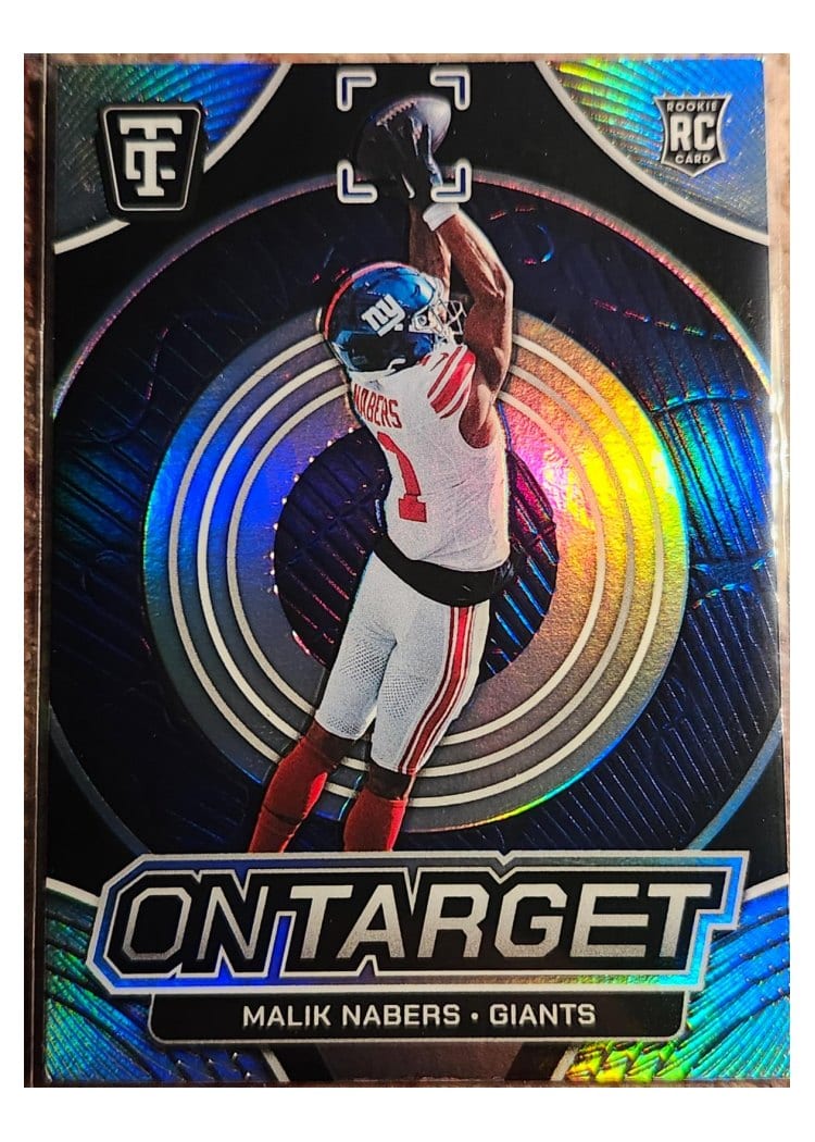 2024 Panini Totally Certified On Target Malik Nabers #4 card