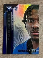 2024 Panini Totally Certified Portraits Malik Nabers #5 card