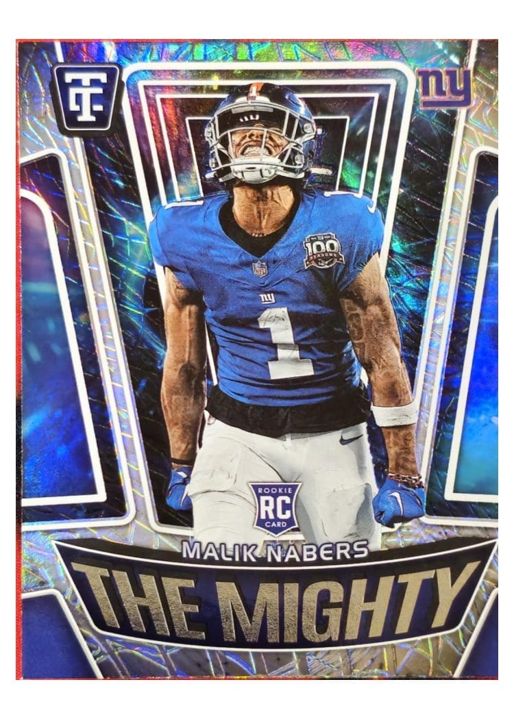 2024 Panini Totally Certified The Mighty Malik Nabers #21 card