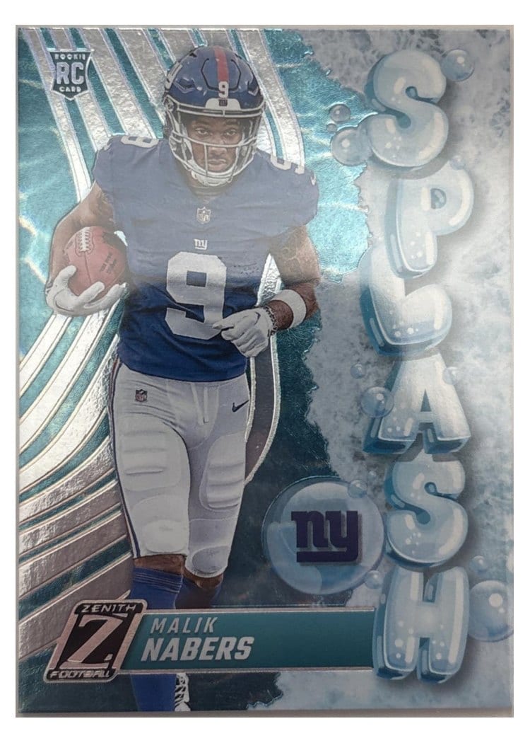 2024 Panini Zenith Splash Malik Nabers #8 card