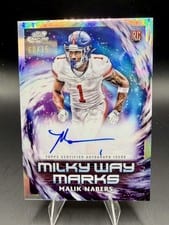 2024 Topps Chrome Cosmic Milky Way Marks Malik Nabers #MWM-MN card