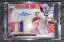 2024 Topps Inception Provenance Patch Autographs Malik Nabers #PPA-MN card