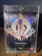 2024 Topps Midnight Nightball Malik Nabers #NB-6 card