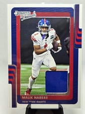 2025 Donruss Donruss Threads Malik Nabers #DTH-MNS card