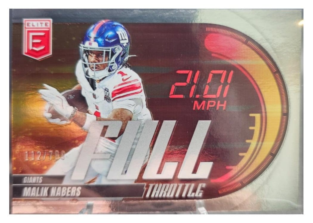 2025 Donruss Elite Full Throttle Malik Nabers #15 card